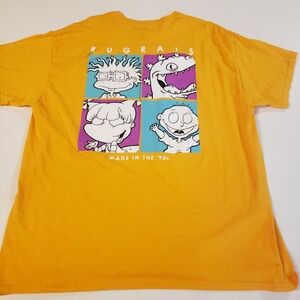 Yellow Nickelodeon Rugrats graphic tee shirt size XL